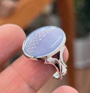 انگشتر نقره اسپرت عقیق یمنی